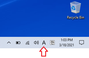 Windows 10 Korean keyboard step 10