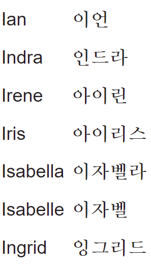my name in korean I1